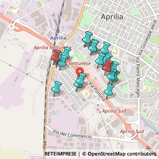 Mappa Via Ferdinando Russo, 04011 Aprilia LT, Italia (0.382)