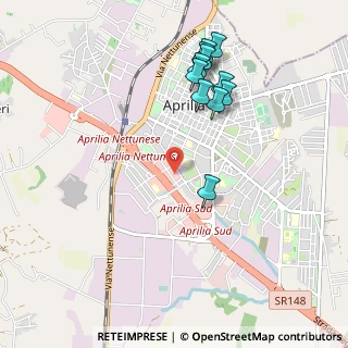 Mappa Via Vespasiano, 04011 Aprilia LT, Italia (1.09364)