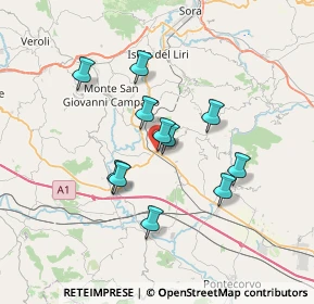 Mappa Via Stazione, 03032 Arce FR, Italia (6.09091)