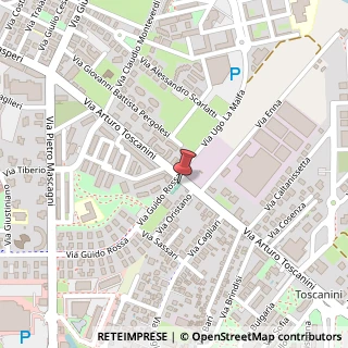 Mappa Via A. Toscanini, 4, 04011 Aprilia, Latina (Lazio)