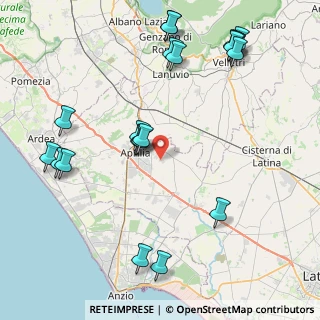 Mappa Via Mercurio, 04011 Aprilia LT, Italia (10.666)