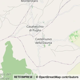 Mappa Castelnuovo della Daunia