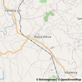 Mappa Rocca d'Arce