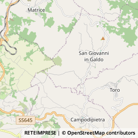 Mappa San Giovanni in Galdo