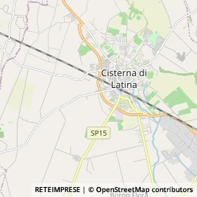 Mappa Cisterna di Latina