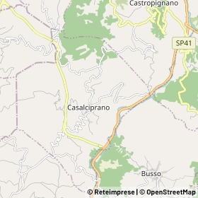 Mappa Casalciprano
