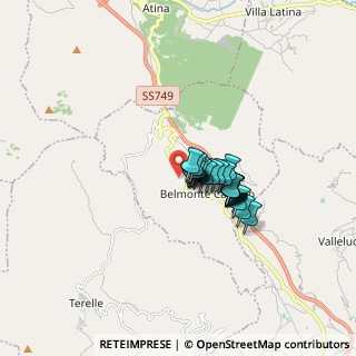 Mappa Via Cesa, 03040 Belmonte Castello FR, Italia (1.05652)