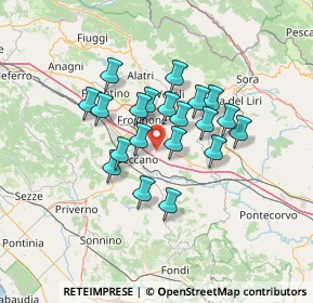 Mappa 03020 Arnara FR, Italia (10.8305)