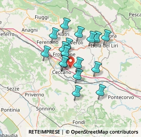 Mappa 03020 Arnara FR, Italia (11.16824)