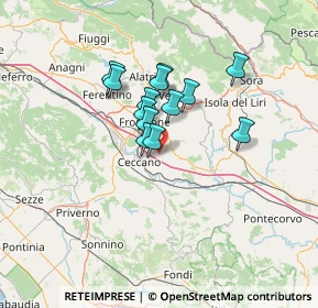 Mappa 03020 Arnara FR, Italia (10.10538)