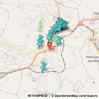 Mappa Via San Cosmo, 86170 Isernia IS, Italia (1.6485)