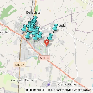 Mappa Via Francoforte, 04011 Aprilia LT, Italia (1.87118)