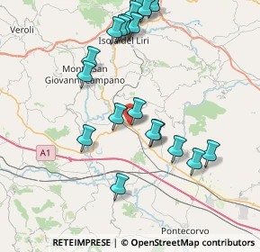 Mappa Via Borgo Murata, 03032 Arce FR, Italia (9.0385)