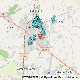 Mappa Via Cagliari, 04011 Aprilia LT, Italia (1.562)