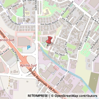 Mappa Via W.A.Mozart, 30, 04011 Aprilia, Latina (Lazio)