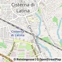 Mapa Cisterna di Latina