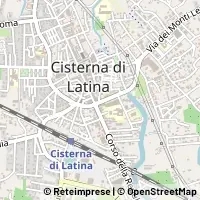 Mapa Cisterna di Latina