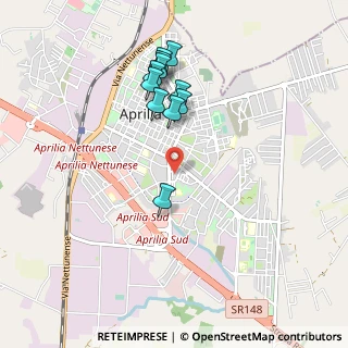 Mappa Via Antonio Salieri, 04011 Aprilia LT, Italia (0.94545)
