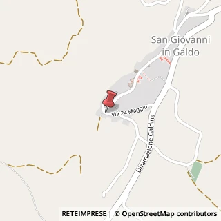 Mappa Via XXIV Maggio, 29, 86010 San Giovanni in Galdo, Campobasso (Molise)