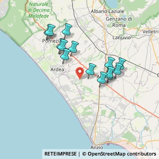 Mappa Via Olona, 04011 Aprilia LT, Italia (7.29429)