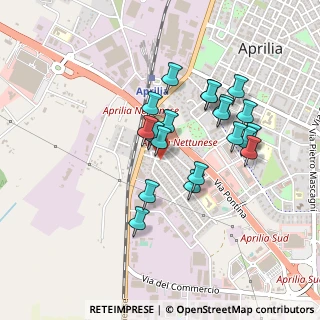 Mappa Via Alfredo Testoni, 04011 Aprilia LT, Italia (0.4165)