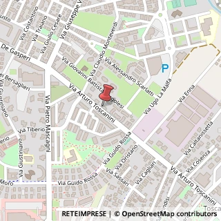 Mappa Via A. Toscanini, 7, 04011 Aprilia, Latina (Lazio)