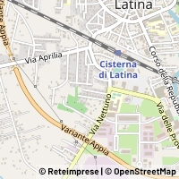 Mapa Cisterna di Latina