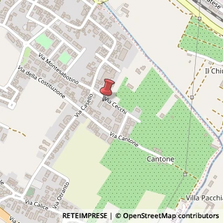 Mappa Via Gino Cecchi, 10, 51031 Agliana, Pistoia (Toscana)
