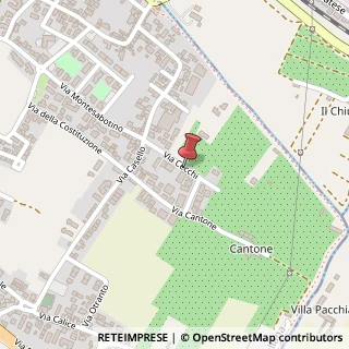 Mappa Via Gino Cecchi, 20, 51031 Agliana, Pistoia (Toscana)