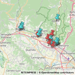 Mappa Via Gino Cecchi, 51031 Agliana PT, Italia (7.2975)