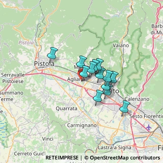 Mappa Via Gino Cecchi, 51031 Agliana PT, Italia (4.80154)