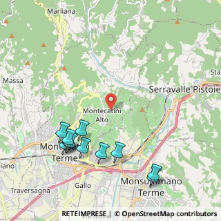 Mappa Via di Briglia D'Oro, 51016 Montecatini Terme PT, Italia (2.51909)