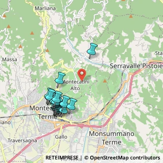 Mappa Via di Briglia D'Oro, 51016 Montecatini Terme PT, Italia (2.1345)