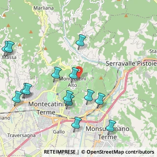 Mappa Via di Briglia D'Oro, 51016 Montecatini Terme PT, Italia (2.59429)