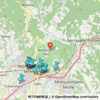 Mappa Via di Briglia D'Oro, 51016 Montecatini Terme PT, Italia (2.46125)