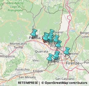 Mappa Via XX Settembre, 51031 Agliana PT, Italia (8.51769)