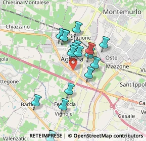 Mappa Via XX Settembre, 51031 Agliana PT, Italia (1.9345)
