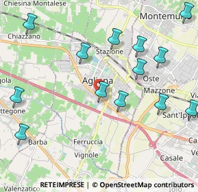 Mappa Via XX Settembre, 51031 Agliana PT, Italia (2.51923)