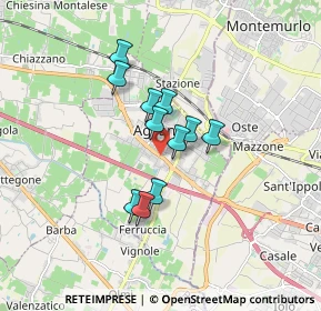 Mappa Via XX Settembre, 51031 Agliana PT, Italia (1.23273)