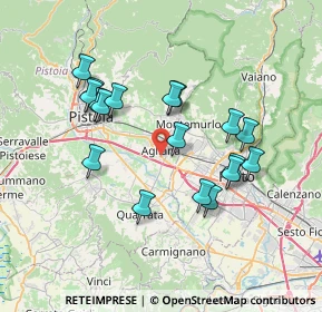 Mappa Via XX Settembre, 51031 Agliana PT, Italia (6.92889)