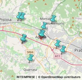 Mappa Via XX Settembre, 51031 Agliana PT, Italia (3.43545)