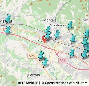 Mappa Via XX Settembre, 51031 Agliana PT, Italia (5.2215)