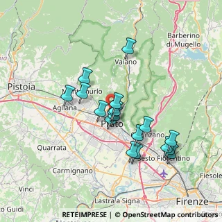 Mappa Via Cordoba D'Argentina, 59100 Prato PO, Italia (6.52611)