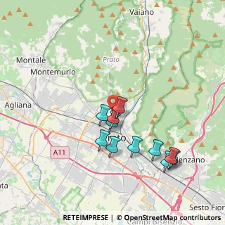 Mappa Via Cordoba D'Argentina, 59100 Prato PO, Italia (3.61364)