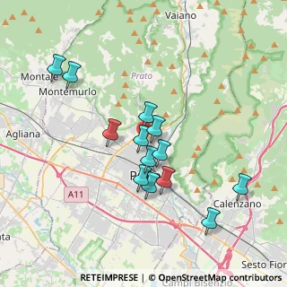Mappa Via Cordoba D'Argentina, 59100 Prato PO, Italia (3.37846)