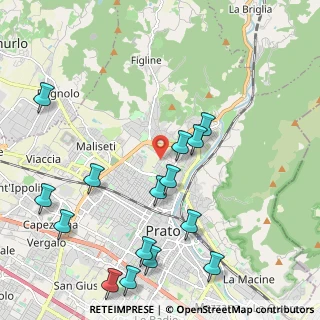 Mappa Via Cordoba D'Argentina, 59100 Prato PO, Italia (2.54133)