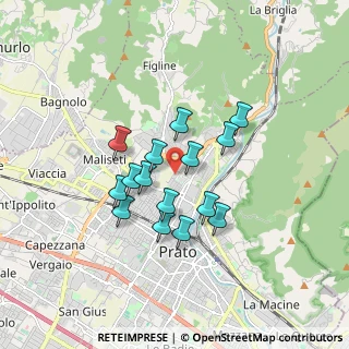 Mappa Via Cordoba D'Argentina, 59100 Prato PO, Italia (1.39133)
