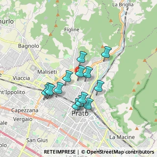 Mappa Via Cordoba D'Argentina, 59100 Prato PO, Italia (1.49214)