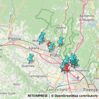 Mappa Via Piazzale del Palazzetto, 59100 Prato PO, Italia (7.51231)
