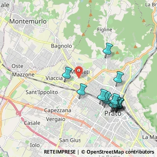 Mappa Via Piazzale del Palazzetto, 59100 Prato PO, Italia (2.27067)